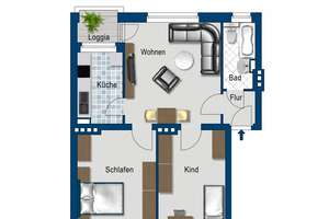 Hier sehen Sie Ihr neues Zuhause – Friedrich-Ebert-Str. 19, 39114 Cracau, Magdeburg – Vorschaubild 2