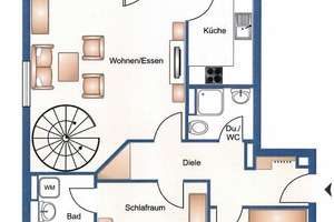 Helle freundliche 4-Zi.-DG-Maisonette Wohnung in ruhiger Grünlage – Orchideenweg 7, 53123 Duisdorf, Bonn – Vorschaubild 10