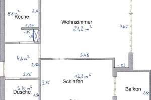 Gepflegte  2-Zimmer-Wohnung in Zentrumsnähe von Coburg – Blumenstraße 1, 96450 Mitte, Coburg – Vorschaubild 14
