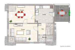 Gemütliches Zuhause mit Terrasse und großem Garten
 – 67065 Mundenheim, Ludwigshafen am Rhein – Vorschaubild 17