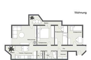 Viel Raum für Ihre Wohnideen: Attraktive 4-Zimmerwohnung mit zwei Balkonen und Garage – Die vollständige Adresse der Immobilie erhältst du vom Anbieter., 76131 Rintheim, Karlsruhe – Vorschaubild 26