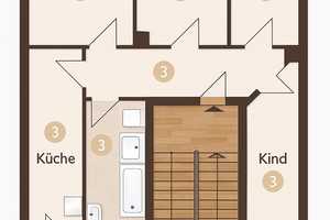 Coming Soon! - Ganze Etage für sich! 4 - Zimmerwohnung in ruhiger Seitenstraße! – Leipzig – Vorschaubild 1
