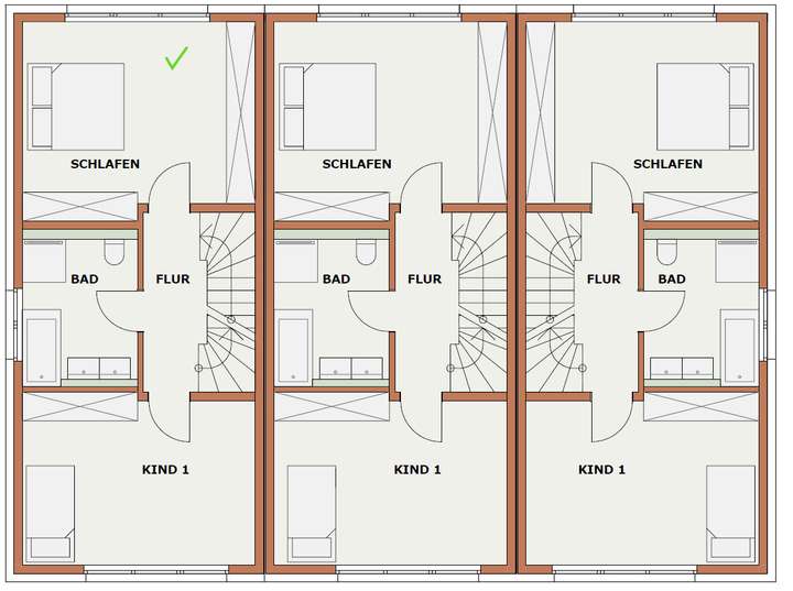 Grundriss Obergeschoss