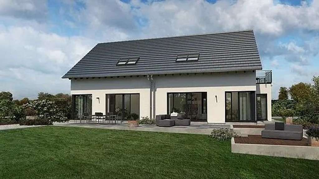 Immobilie in Ludwigsfelde - Großes Haus für 2 Familien ! Nur 484.950,-EUR je Haushälfte/Familie/Grundstücksanteil ! - Bild 0