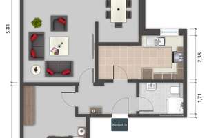 2-Zimmer-Wohnung in der Endetage inkl. Garagenstellplatz in Rahlstedt-Meiendorf – Wentzel Dr. – Die vollständige Adresse der Immobilie erhältst du vom Anbieter., 22145 Rahlstedt, Hamburg – Vorschaubild 19