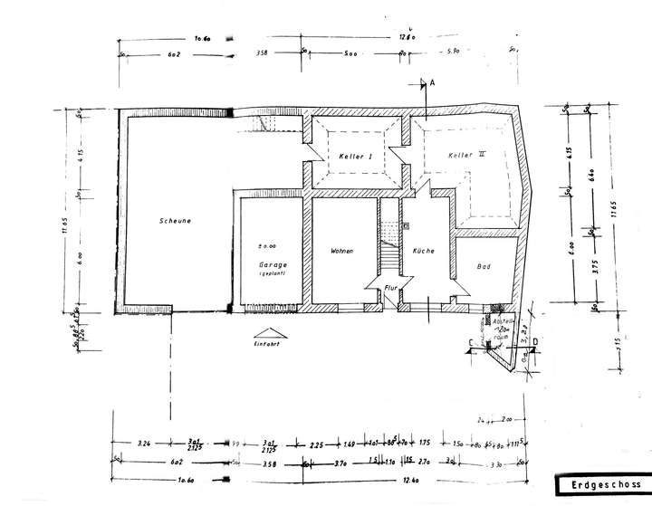 Grundriss EG Nebenhaus