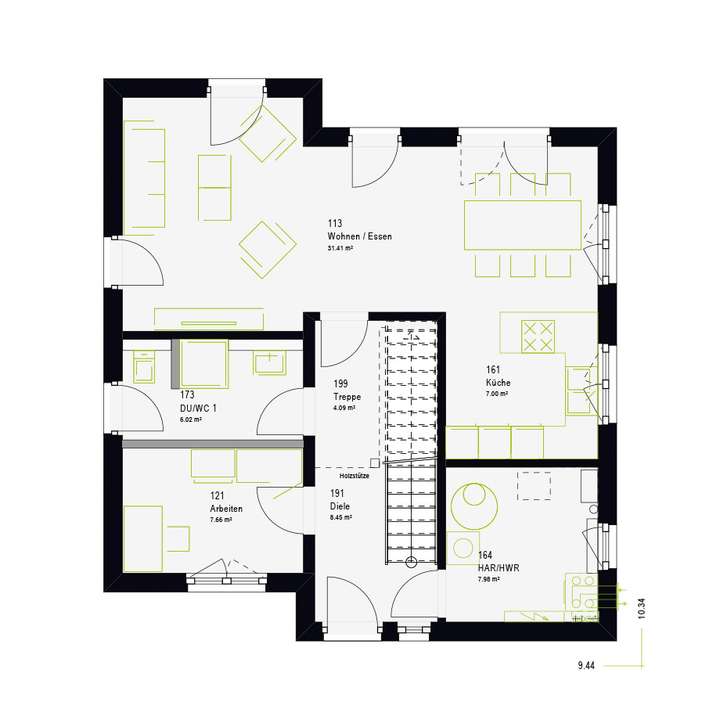 Grundriss Untergeschoss