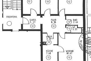 ruhig gelegene 4-Zimmer-Wohnung mit Balkon – Schönbachstrasse 12, 86154 Oberhausen-Nord, Augsburg – Vorschaubild 2