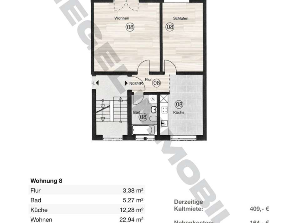 3. Obergeschoss Wohnung 8