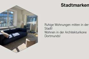Ruhige Wohnungen mitten in der Stadt! Wohnen in der Architekturikone Dortmunds!