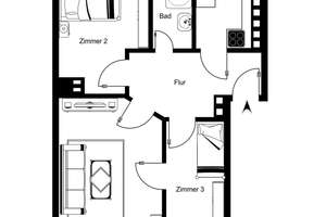 Attraktive Kapitalanlage - 3-Zimmer-Wohnung mit Balkon im beliebten FLORA-KIEZ (Pankow) – Die vollständige Adresse der Immobilie erhältst du vom Anbieter., 13187 Pankow (Ortsteil), Berlin – Vorschaubild 5