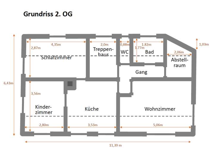 Grundriss Dachgeschoss