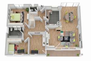 Roßtal-S-Bahn Nähe: Einfamilienhaus mit PV, Solar, Doppelgarage und Traumblick auf Felder und Wiesen – Die vollständige Adresse der Immobilie erhältst du vom Anbieter., 90574 Roßtal – Vorschaubild 45