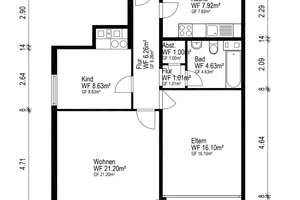 Nah am Wasser! Sanierungsbedürftige 3-Zimmerwohnung in Duisburg-Großenbaum! Mit Fahrstuhl und Balkon – Die vollständige Adresse der Immobilie erhältst du vom Anbieter., 47269 Großenbaum, Duisburg – Vorschaubild 16