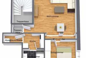 hochwertig 2 Zi. Whg. ca. 41 m², voll möbliert, Erstbezug nach Vollsanierung, Fussbodenheizung, n... – Hohewartstr. 33, 70469 Stuttgart – Vorschaubild 2