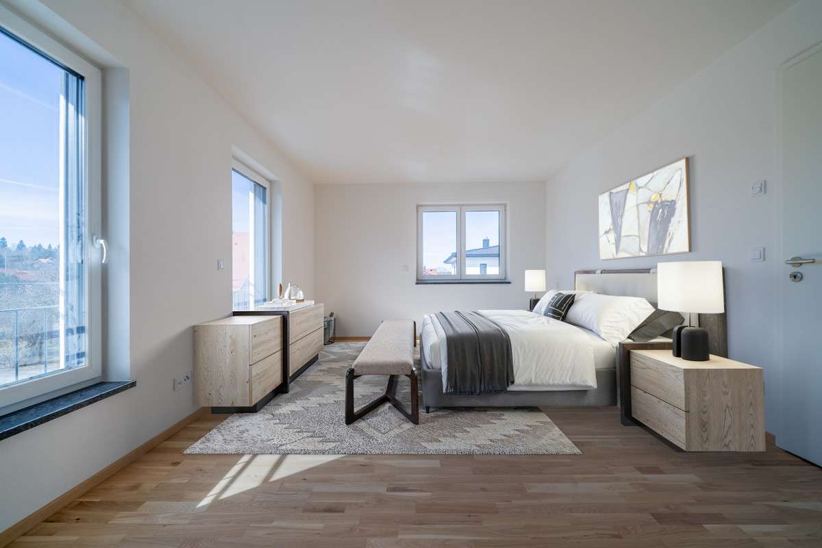 Immobilie in Denklingen - Traumhafte Neubau DHH mit PV-Anlage, zukunftsw. Energiekonzept und hochw. Ausstattung in Denklingen - Bild 5