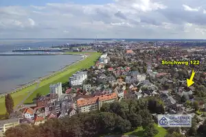 nur 270 m nah zur Grimmershörnbucht, FernSeeSicht zu Elbe und Nordsee, nur ca. 1300,- Euro / m² Wfl. – Strichweg 122, 27476 Cuxhaven (Kreis) – Vorschaubild 9