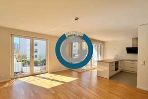 HOCHWERTIGE EINBAUKÜCHE, PARKETTBODEN & FUSSBODENHEIZUNG  - 2 BALKONE - AUFZUG & TG-STELLPLATZ