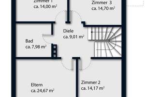 Gepflegtes Stadthaus in bevorzugter Lage in den Elbvororten und direkter Nähe zur ISH – Die vollständige Adresse der Immobilie erhältst du vom Anbieter., 22609 Osdorf, Hamburg – Vorschaubild 13