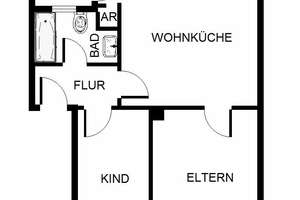 2 Zimmerwohnung mit Balkon in einem energetisch sanierten Mietshaus. – Grimmstr. 27, 45883 Heßler, Gelsenkirchen – Vorschaubild 2