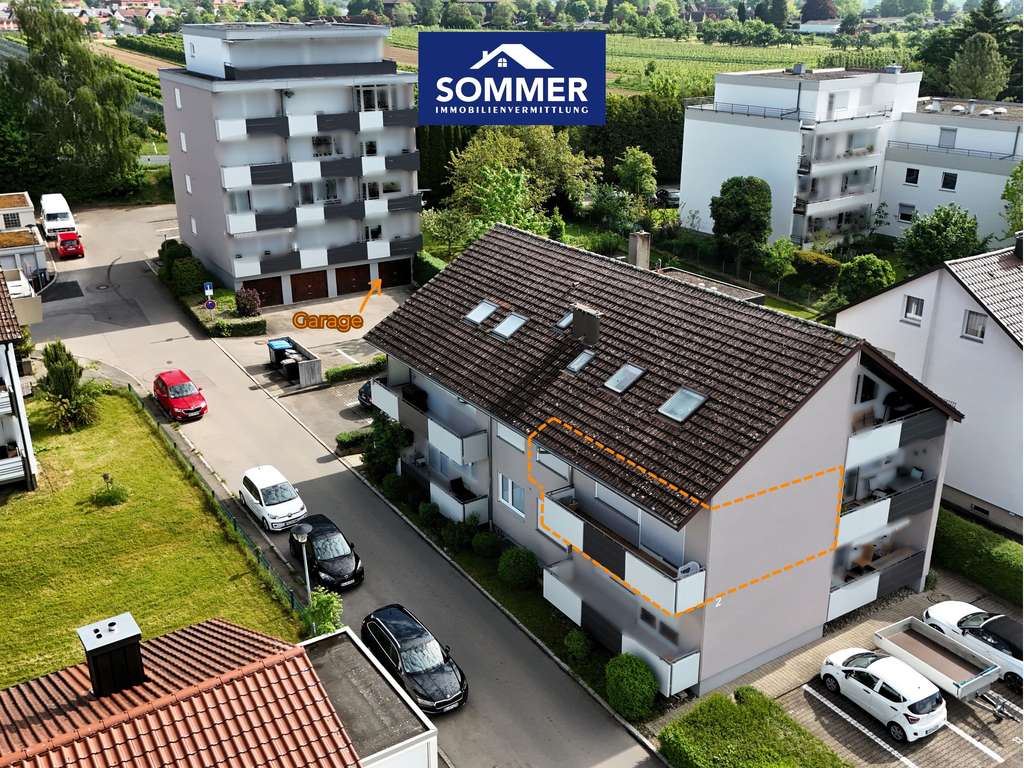 Immobilie in Immenstaad am Bodensee - Vermietete 1-Zimmer Wohnung mit Balkon in Immenstaad - Bild 1