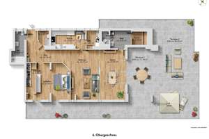 Exklusives Penthouse am Herzog-Ernst-Platz mit fantastischer Dachterrasse – Die vollständige Adresse der Immobilie erhältst du vom Anbieter., 81373 Untersendling, München – Vorschaubild 26