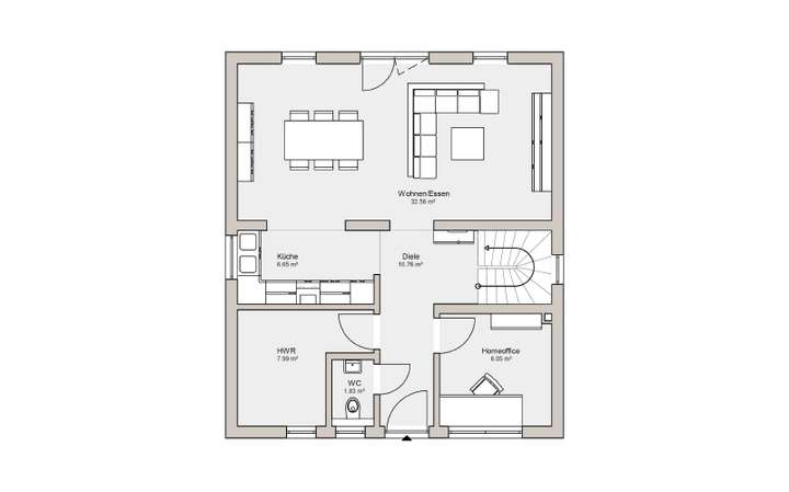 Grundriss Erdgeschoss