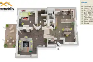modern Wohnen in der Schlossdomäne Wendhausen 172 m2 in exclusiver Lage – Helmstedt (Kreis) – Vorschaubild 35