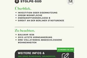 Investor oder Eigennutzer: Vielseitiges Dreiparteienhaus mit 6 Garagen in Stolpe-Süd – Die vollständige Adresse der Immobilie erhältst du vom Anbieter., 16761 Hennigsdorf – Vorschaubild 2