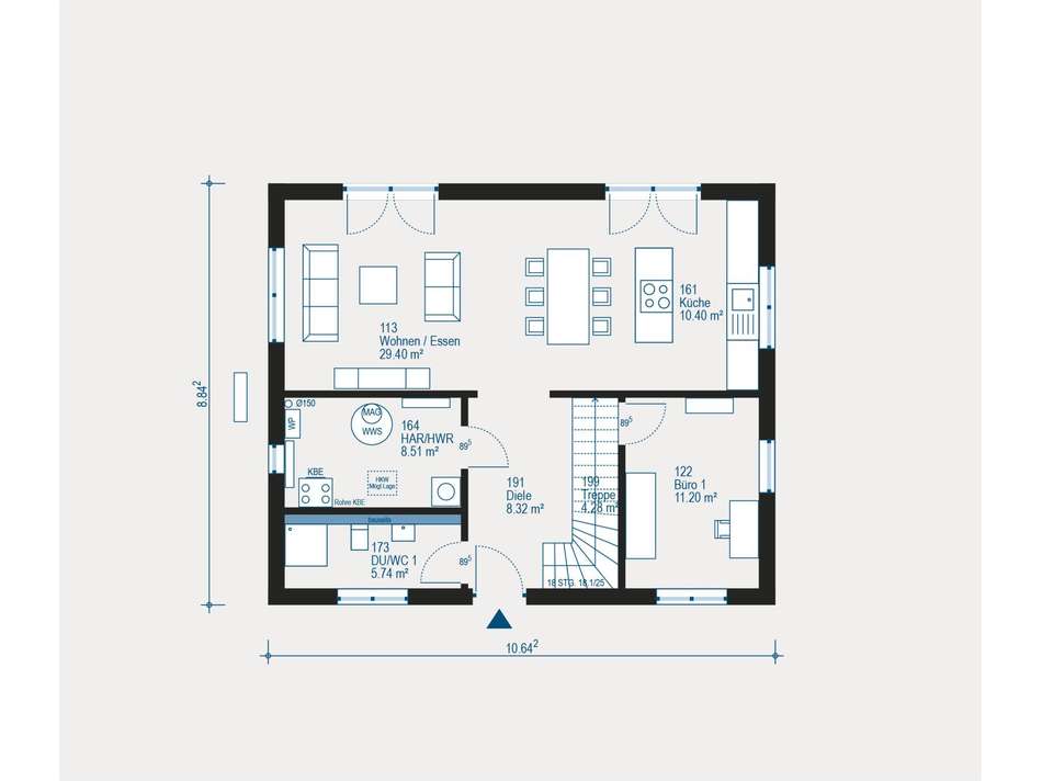Beispielgrundriss EG