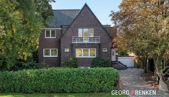 Bild von Bremen – Burglesum | Stilvolle Kaufmannsvilla / EFH mit Blick auf die Lesum und das NSG Werderland