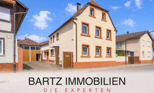 Charmantes Wohnhaus mit Scheune, großem Grundstück und Erweiterungspotenzial