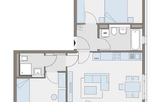NEUBAU: Kompakte 3-Zimmer-Wohnung in Perlach – Holzwiesenstraße 31, 81737 Altperlach, München – Vorschaubild 4