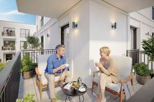 Helle Neubauwohnung mit Eckbalkon im Kö-Karree - nur 80m von der Königsallee entfernt