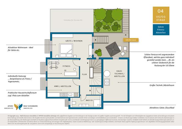 Unter-/Gartengeschoss