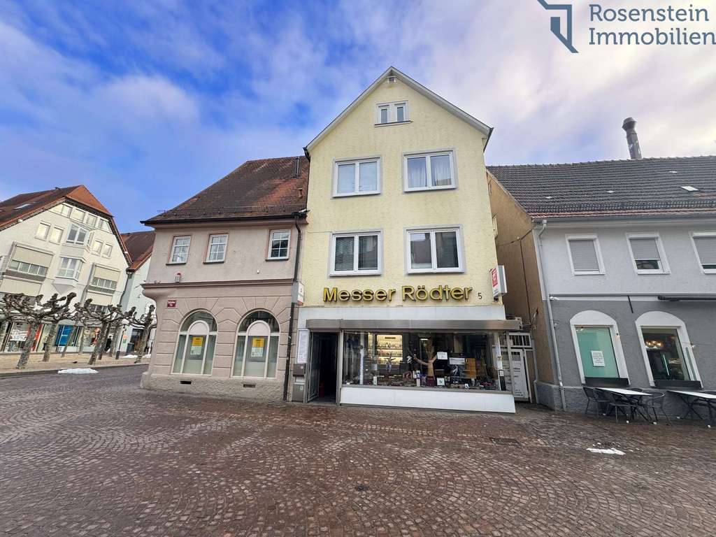 Wohn- und Geschäftshaus in Aalener Innenstadt