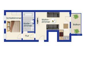 Leipzig-Möckern: Schöne, vermietete 2-Zimmer-Erdgeschosswohnung im denkmalgeschützten Altbau – 4159 Möckern, Leipzig – Vorschaubild 12