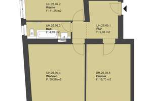  Schöne, solide 2 Zimmerwohnung im Köpenick – Die vollständige Adresse der Immobilie erhältst du vom Anbieter., 12555 Köpenick, Berlin – Vorschaubild 10