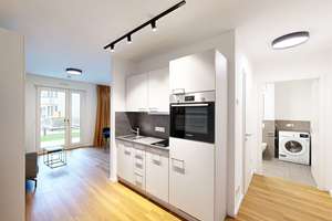 Bodenebenes 1-Zimmer-Apartment mit Balkon in Ludwigshafen am Rhein