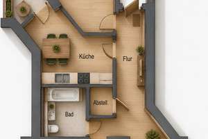 Vermietete Eigentumswohnung als attraktive Investmentchance |Balkon|Fußbodenheizung|Bad mit Wanne – Kirchhofstrasse 8, 39112 Sudenburg, Magdeburg – Vorschaubild 21