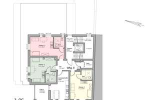 1 Zimmer Appartement mit großer gem. Küche – Bramscher Str. 40, 49088 Sonnenhügel, Osnabrück – Vorschaubild 3