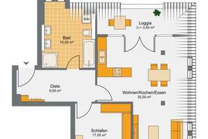 ***2-Zimmer-Dachgeschosswohnung mit Loggia im Denkmalobjekt*** – Die vollständige Adresse der Immobilie erhältst du vom Anbieter., 4316 Mölkau, Leipzig – Vorschaubild 22
