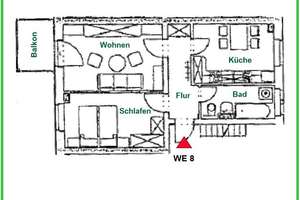 Moderne sonnige 2-R-Wohnung mit Einbauküche im 1.OG mit Balkon + PKW-Stellplatz – Clausstraße 101, 9126 Lutherviertel, Chemnitz – Vorschaubild 17