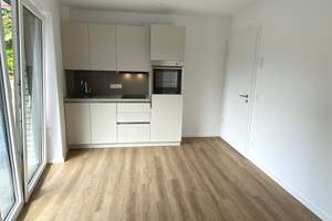 NUR für 1 Person: 1-Raum-Appartement mit Terrasse und EBK am Düesbergweg!
