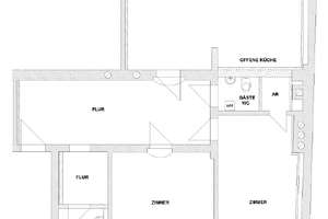 Stilvoll wohnen an der Dresdner Heide – 3-Raumwohnung mit Balkon und offener Küche – Bautzner Landstraße 8, 1324 Bühlau/Weißer Hirsch, Dresden – Vorschaubild 2