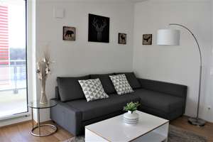 Moderne DG-Wohnung, WG-geeignet, teil-möbliert, Aufzug mit ALPEN-WEITBLICK!  – Margarethe-Selenka-Straße 14, 81737 Altperlach, München – Vorschaubild 6