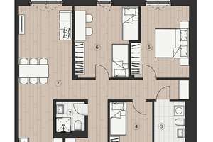 Für 5-Personen-Haushalte: Geförderte 4-Zimmer-Wohnung (KMB) im Neubau mit 2 Bädern, Balkon + Aufzug – Christel-Sembach-Krone-Straße 11, 81248 Freiham, München – Vorschaubild 16