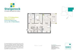 antaris Immobilien GmbH **Zuhause am Steigereck – 3-Raum-Wohnung mit Komfort** – Die vollständige Adresse der Immobilie erhältst du vom Anbieter., 99096 Löbervorstadt, Erfurt – Vorschaubild 11