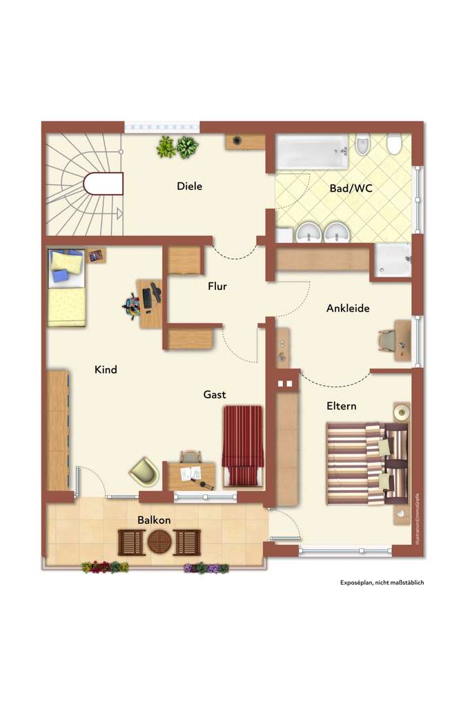 Immobilie in Heroldsberg - Doppelhaus in Heroldsberg...Viel Platz in guter Wohnlage - Bild 3
