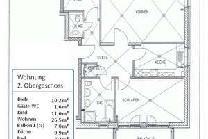 Lichtdurchflutete 3-Zimmerwohnung mit 2 Balkonen – Mittelstraße 71, 42799 Leichlingen (Rheinland) – Vorschaubild 9